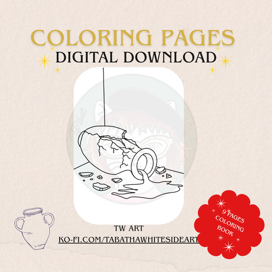 My Alabaster Jar Digital Coloring Pages & Mini Booklet